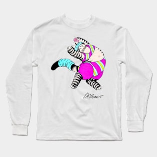 B kliban cat,  dancing cat Long Sleeve T-Shirt